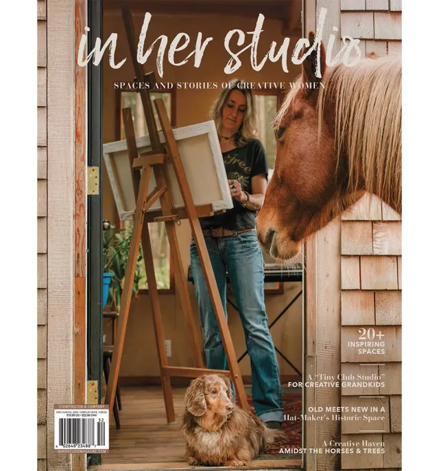 Stampington In Her Studio Summer 2025 bladet 160 sider