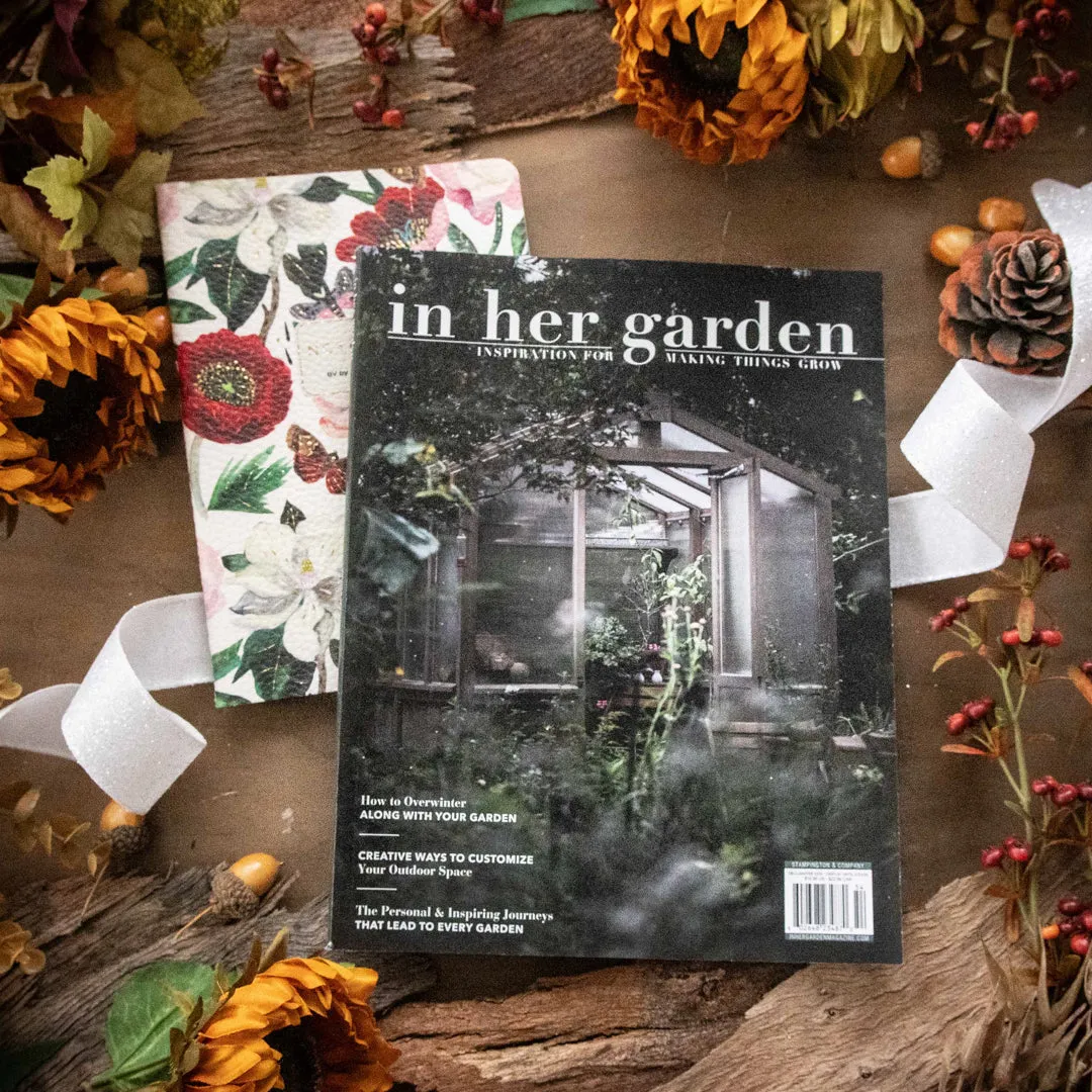Stampington In Her Garden Secret Garden gavepakke blad notatbok