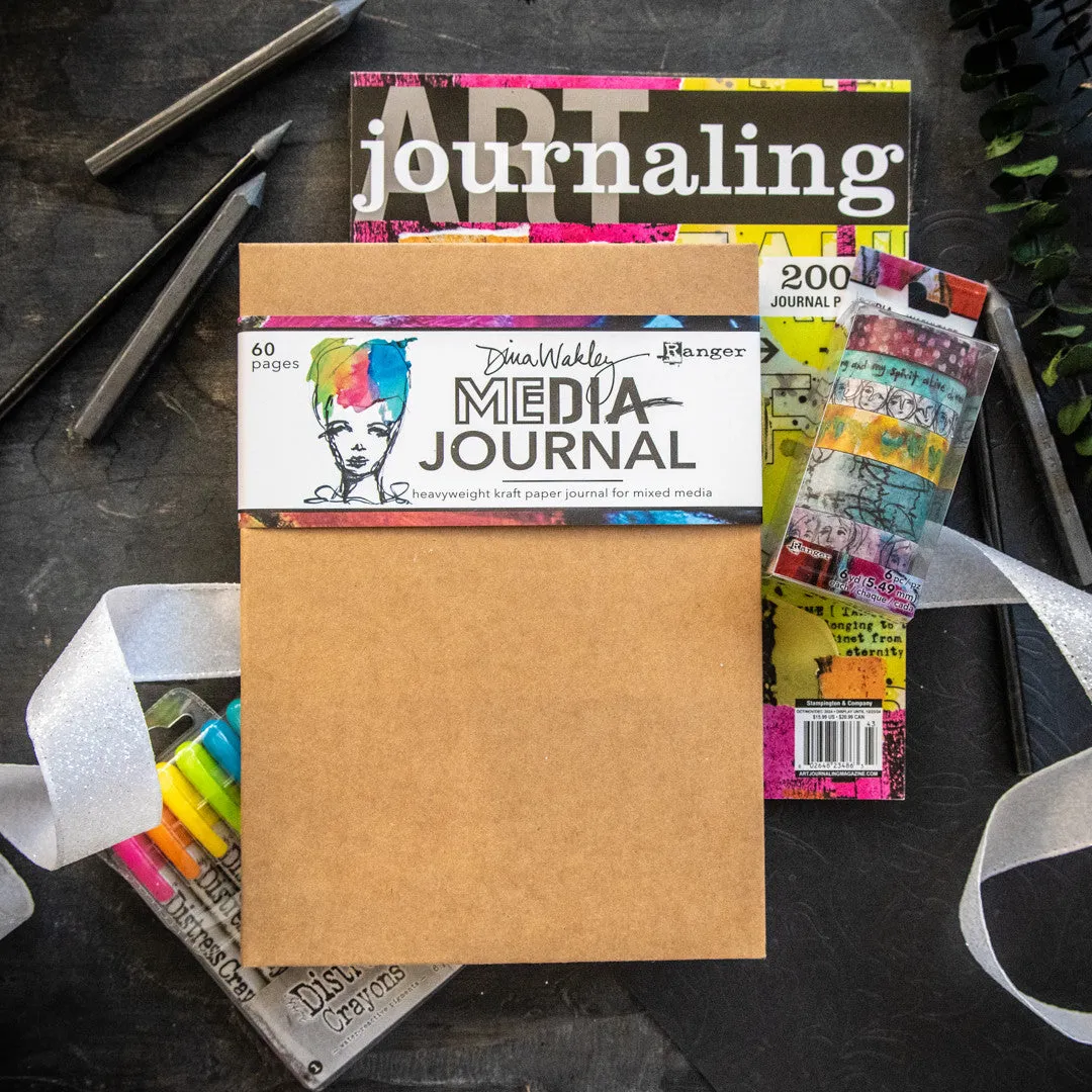 Stampington Art Journaling startsett blad + 3 deler
