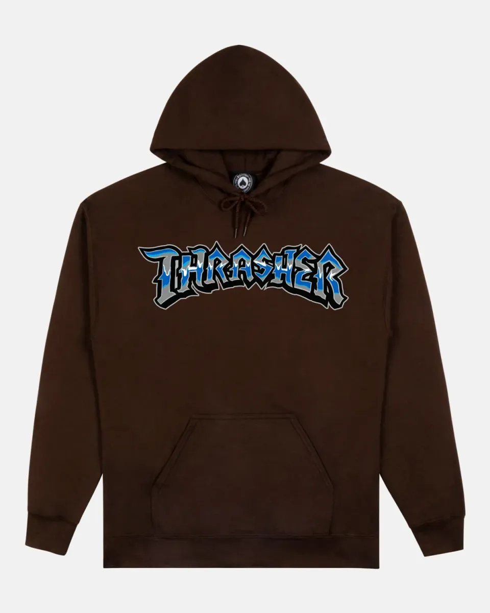 Thrasher Cruisin hettegenser brun bomull