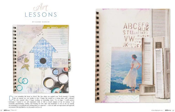 Stampington Art Journaling Winter 2016 blad PDF-nedlasting