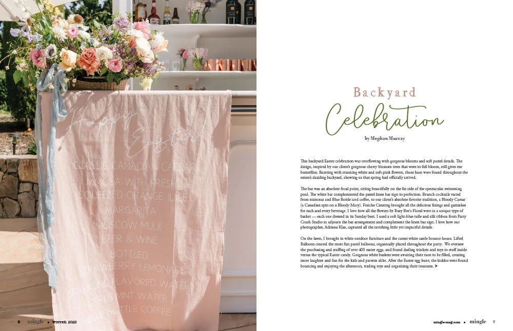 Stampington Mingle Winter 2023 e-blad PDF selskap fest