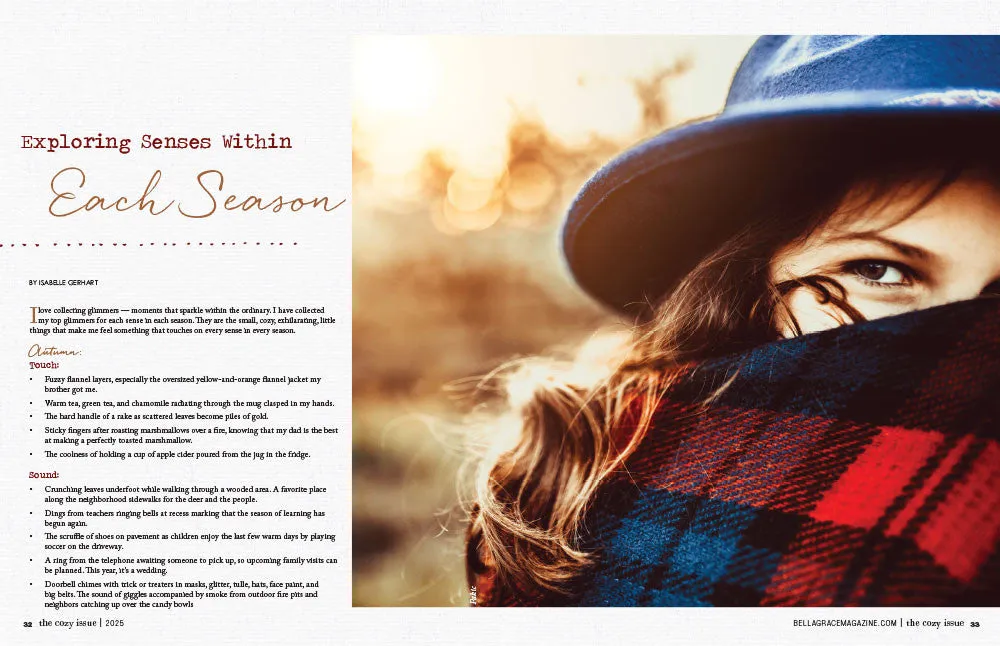 Stampington The Cozy Issue Volume 8 blad enkeltutgave hygge
