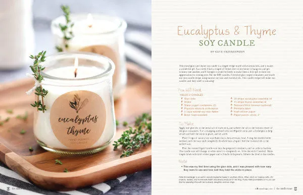Stampington The Candle Issue Volume 1 digitalblad lysstøping