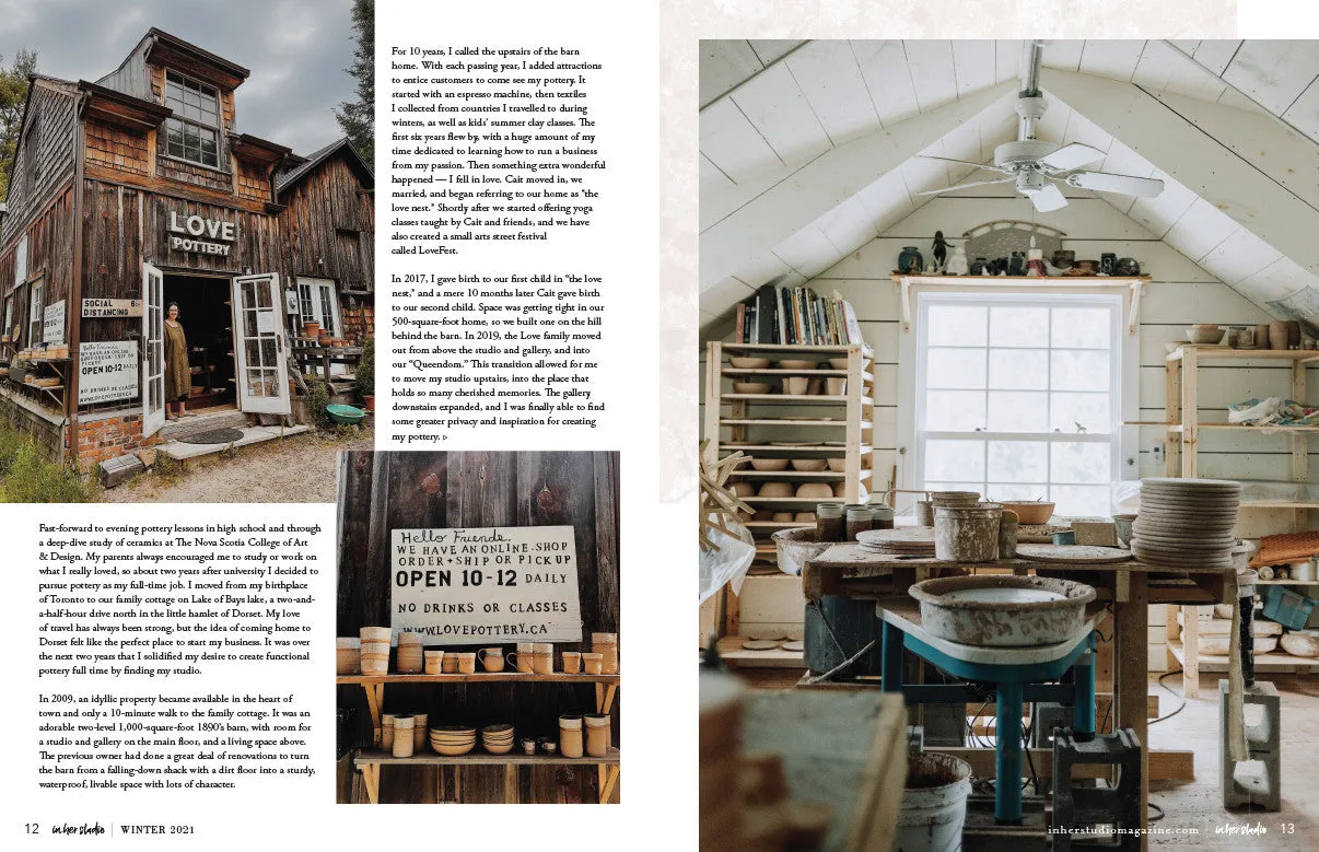Stampington In Her Studio Winter 2022 blad 160 sider