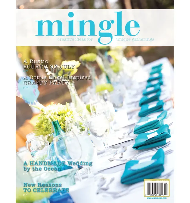 Stampington Mingle Spring 2012 blad selskapsplanlegging vår