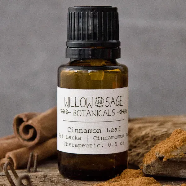 Willow and Sage Cinnamon Leaf eterisk olje 0,5 oz