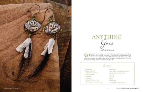 Stampington Belle Armoire Jewelry Spring 2020 blad – smykker