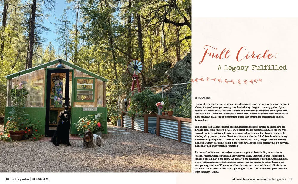 Stampington In Her Garden Spring 2026 blad PDF hageideer