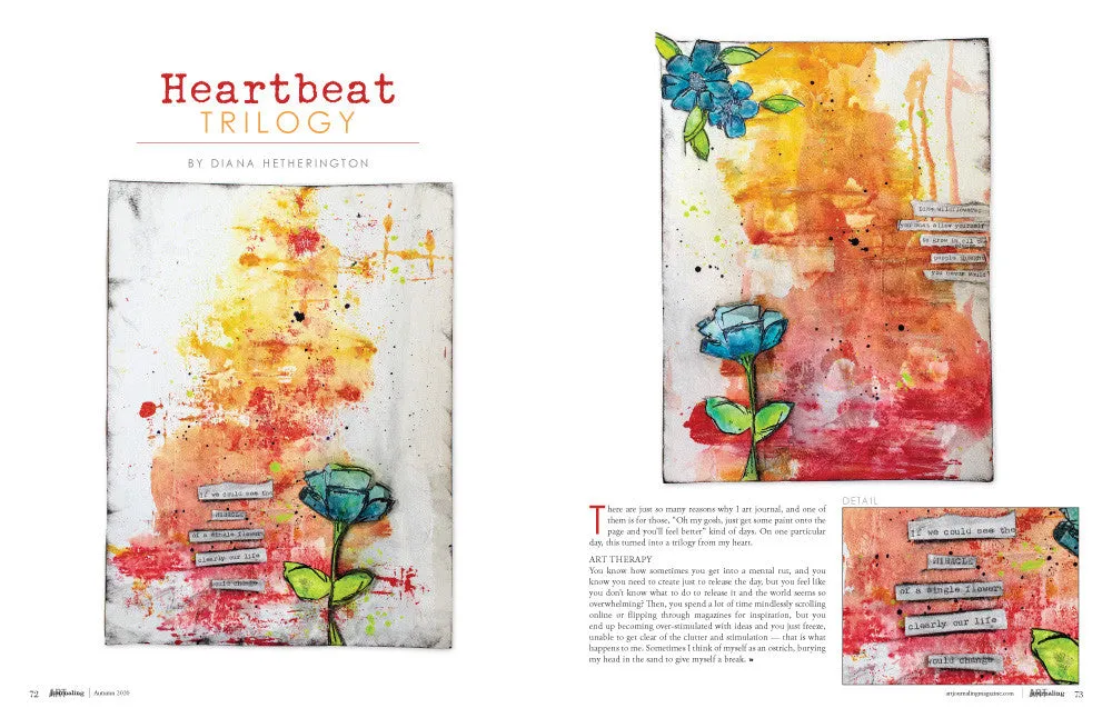 Stampington Art Journaling Autumn 2020 blad PDF