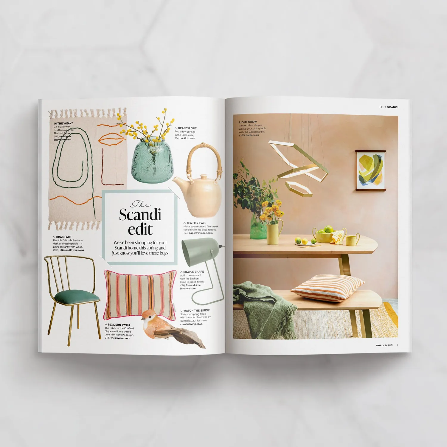 Simply Scandi Vol 1 Spring 2021 blad førsteutgave