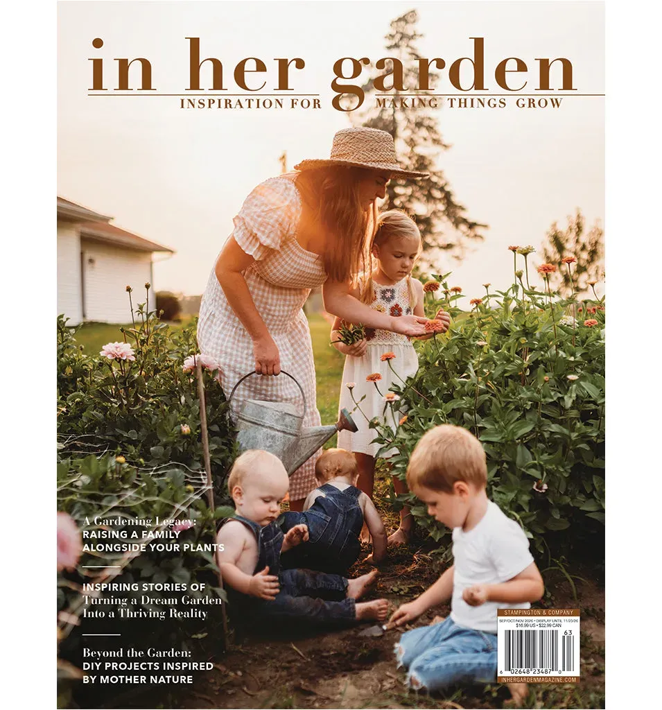 In Her Garden Autumn 2026 blad papirutgave hage