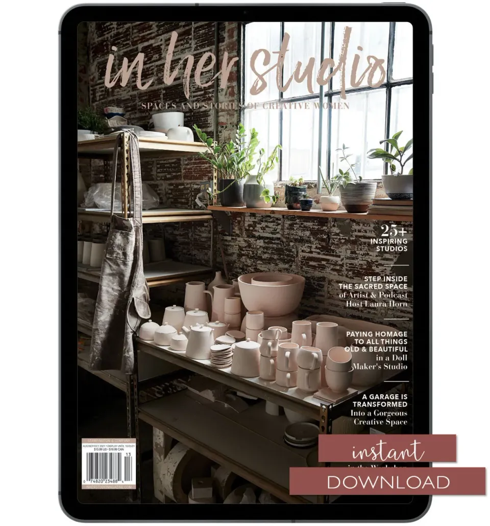 Stampington In Her Studio Autumn 2021 blad pdf 160 sider