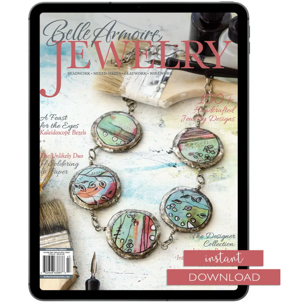 Stampington Belle Armoire Jewelry Autumn 2024 blad PDF smykker