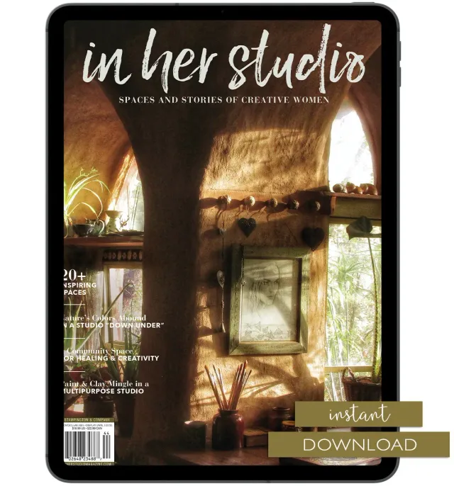 Stampington In Her Studio Winter 2025 bladet nedlasting 160 sider